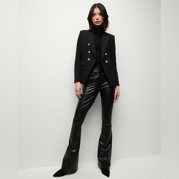 Banana Republic STUNNING Double Breasted Blazer, Black/ Gold Buttons, Size 2 - Picture 4 of 7